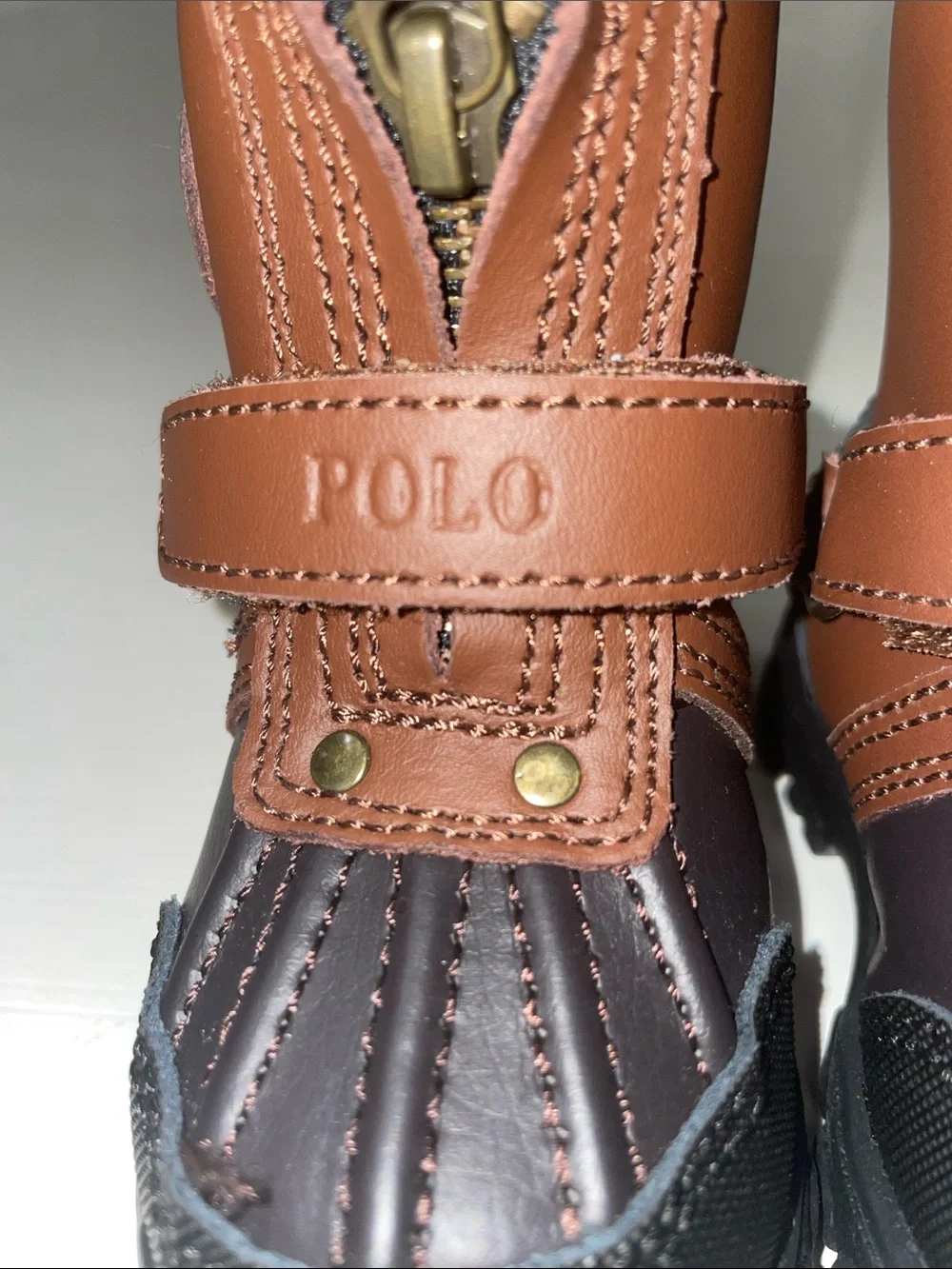 Ralph Lauren polo conquered high toddler boots size 4